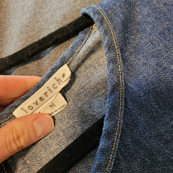 Bundle for 5$ - Blue dress ("jeans" like) - Picture 6 of 8